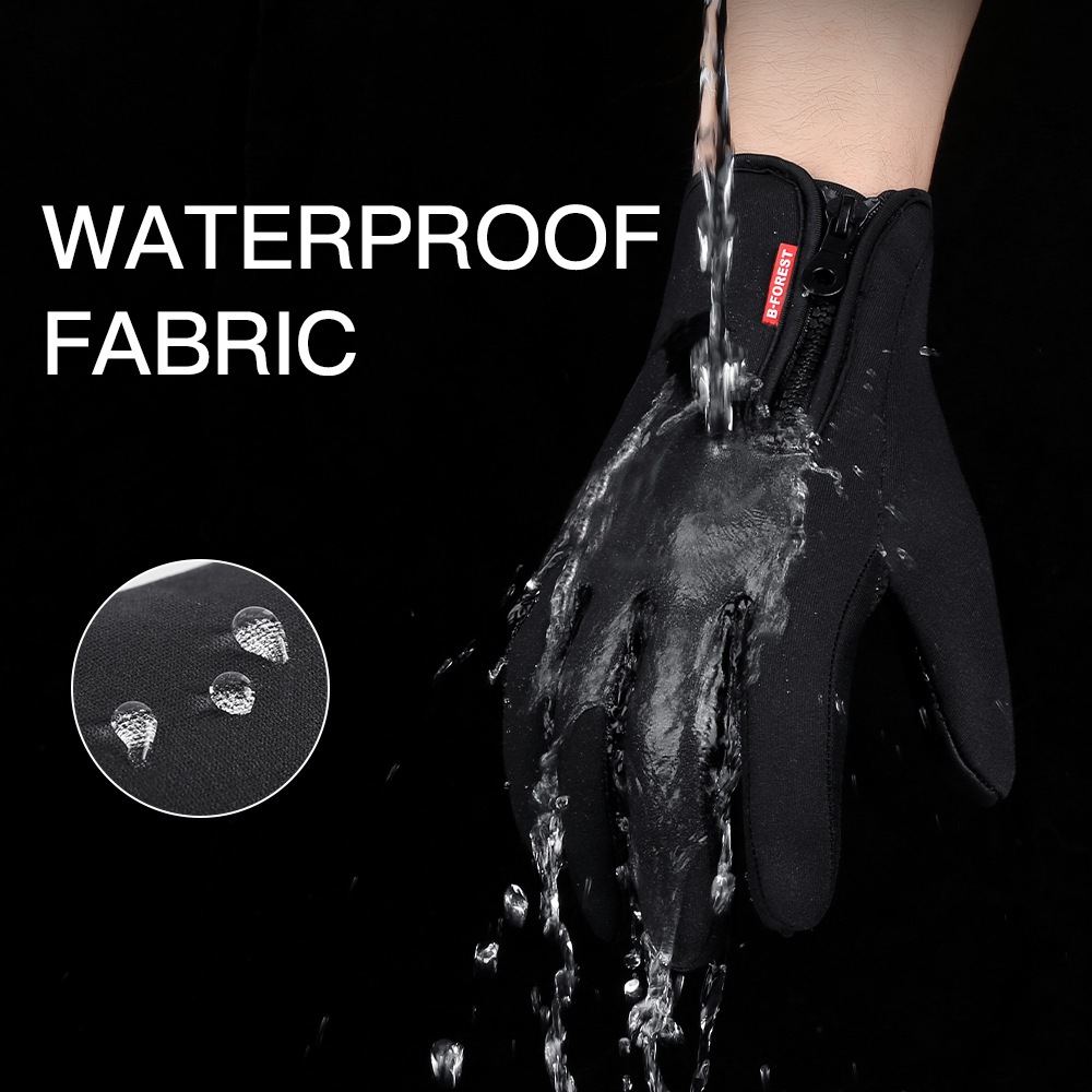 Ski Glove Waterproof - Guantes cálidos de ciclismo para hombre,