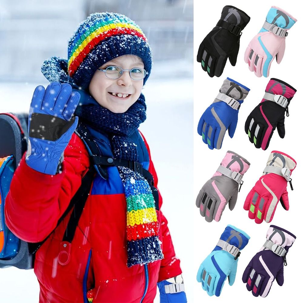 Ski Glove Waterproof - Lindos guantes de esquí para niños