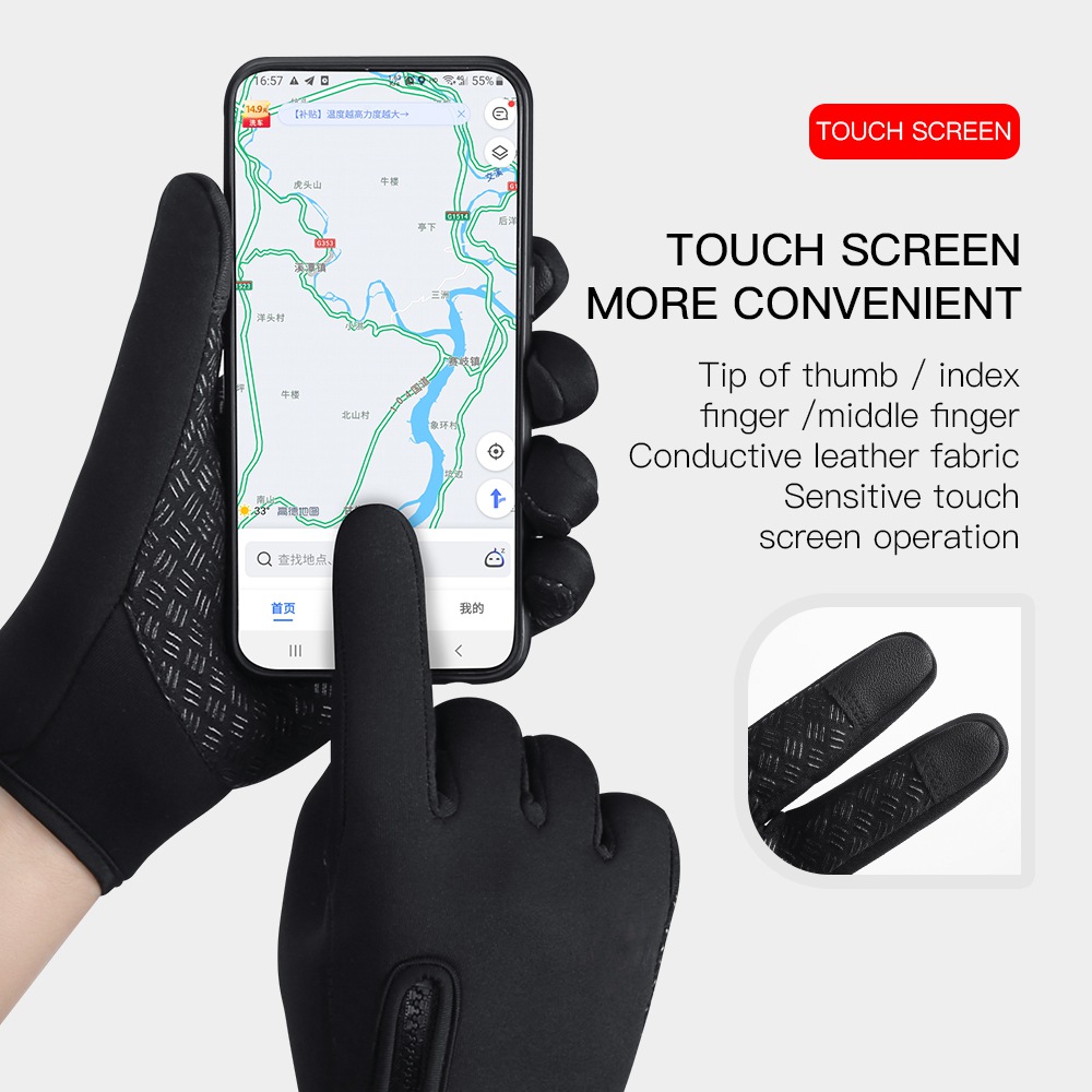 Guantes cálidos de ciclismo pa - Ski Glove Waterproof reseña y precio